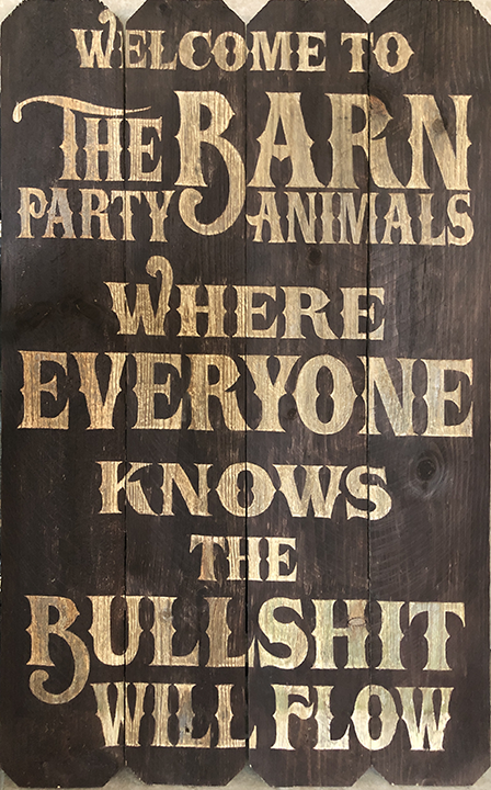 Carved Wood Plaque